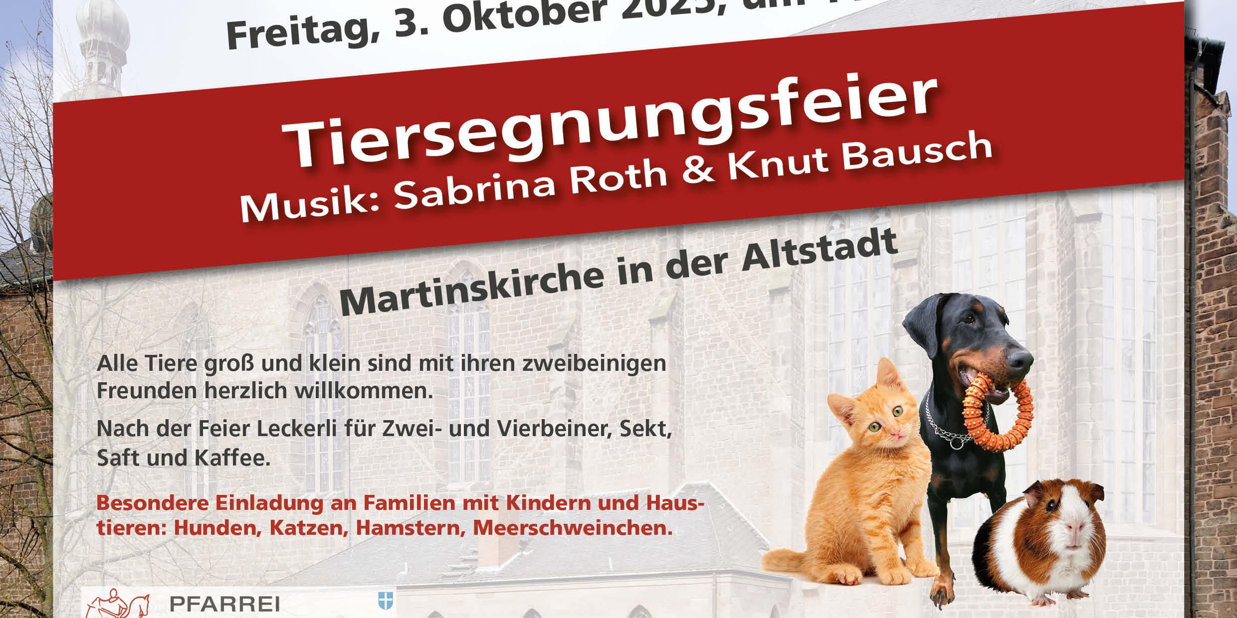 Plakat Tiersegnung